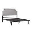 Bed Traditional Upholstered Metal - Furniture Home Direct
