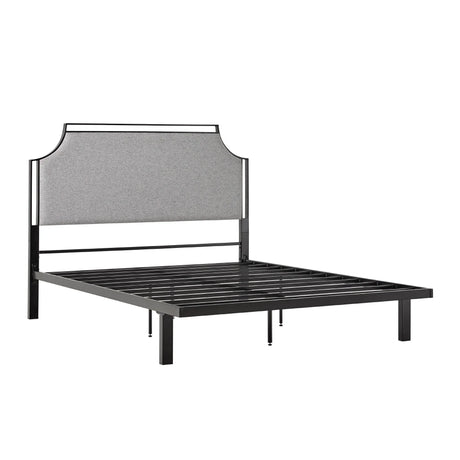 Bed Traditional Upholstered Metal - Furniture Home Direct