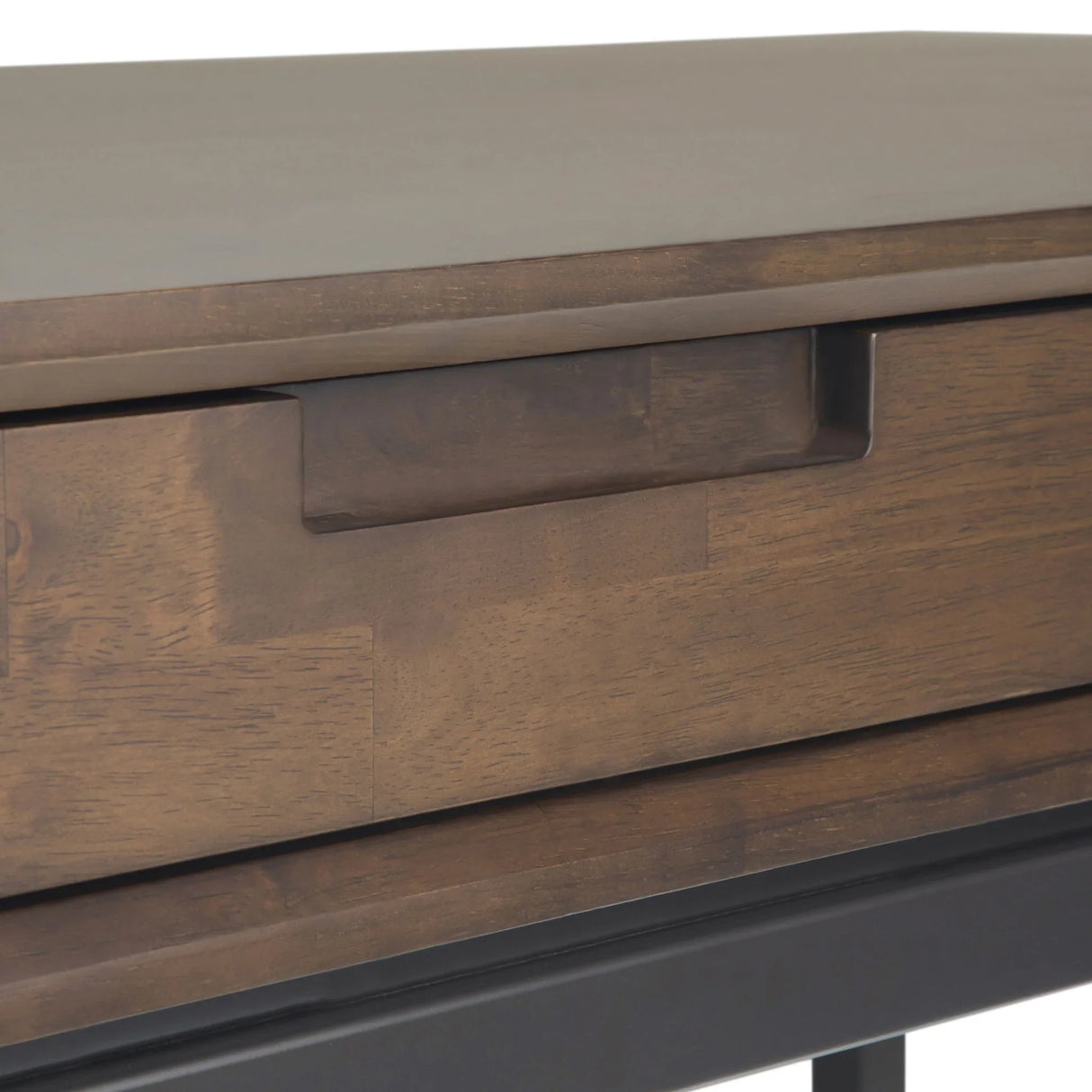 Banting - Mid Century Desk - Walnut Brown - Furniture Home Direct