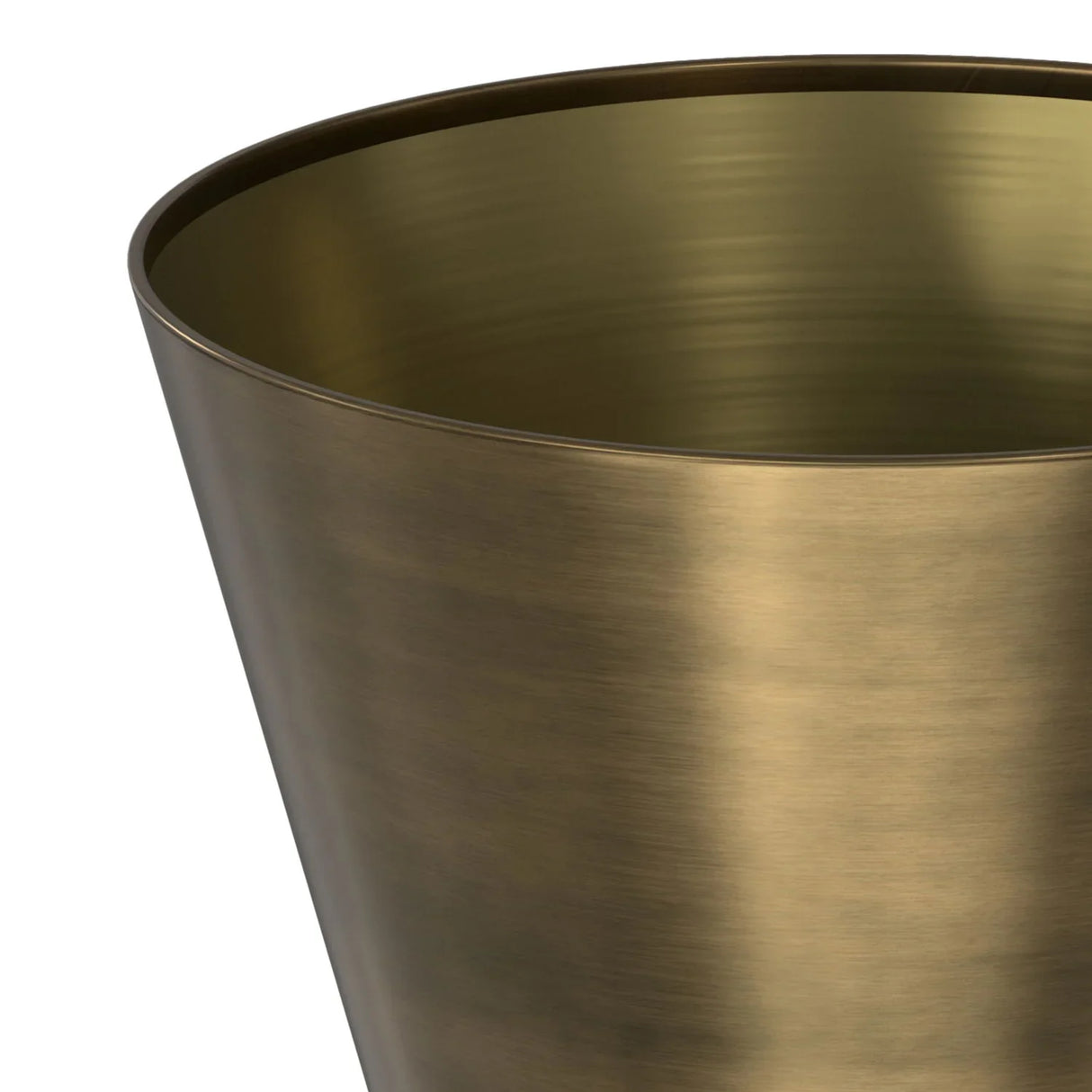 Raquel - Side Table - Antique Brass / White - Furniture Home Direct