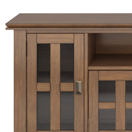 Artisan - TV Media Stand - Rustic Natural Aged Brown - Furniture Home Direct