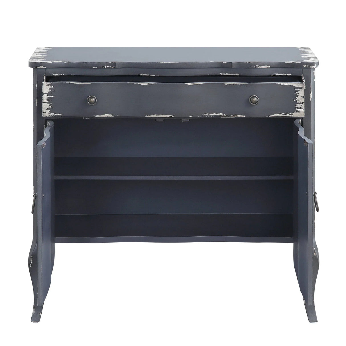 Deianira - Antique Console Cabinet - Gray - Furniture Home Direct