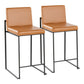 Fuji - Contemporary High Back Barstool Elegant Design - Furniture Home Direct