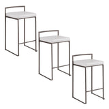 Fuji - Industrial Stackable Counter Stool Elegant Design - Furniture Home Direct