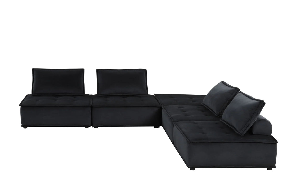 Anna - Stylish Sectional Sofa Ottoman - Furniture Home Direct