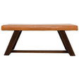 Marley - Genuine Leather Bench - Furniture Home Direct