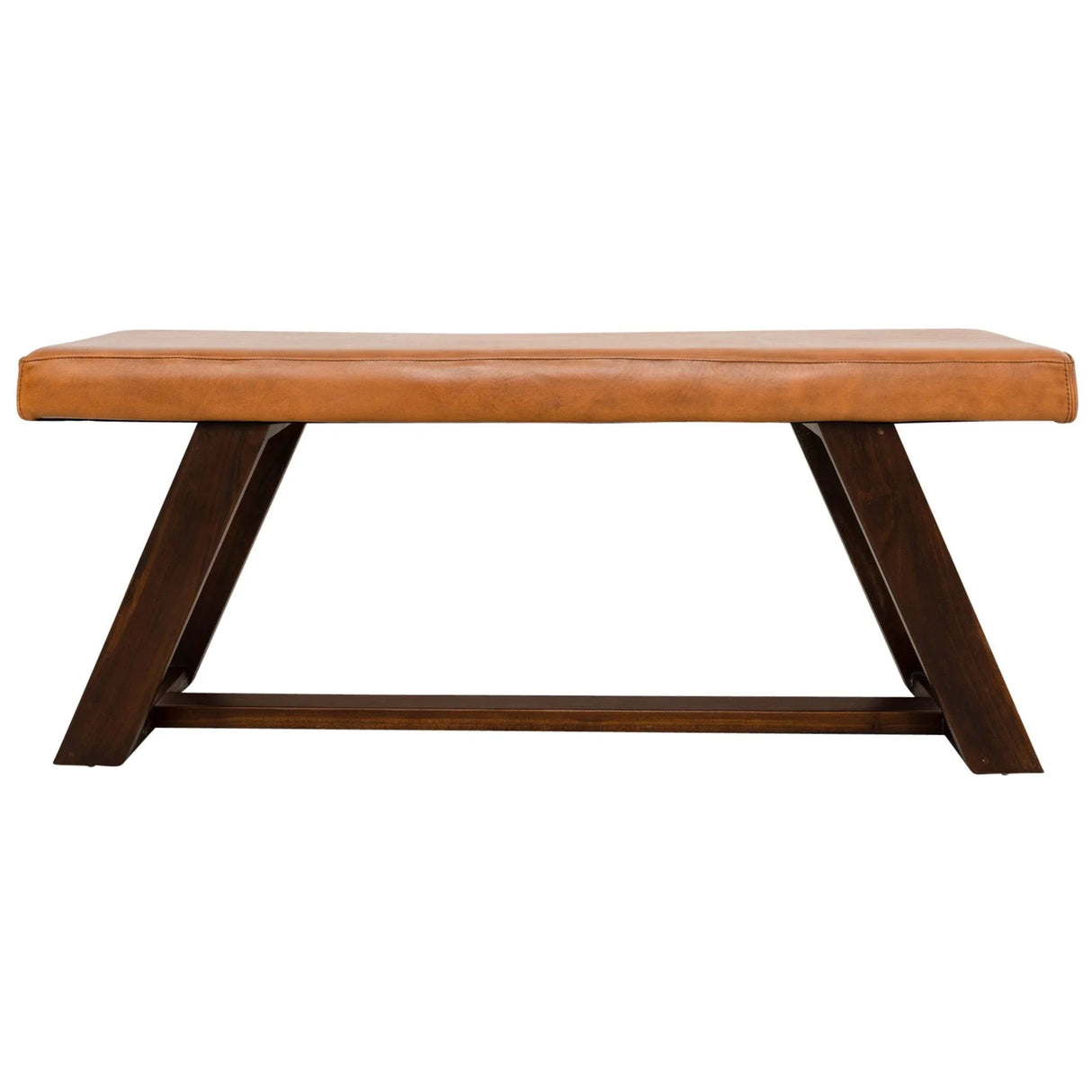 Marley - Genuine Leather Bench - Furniture Home Direct