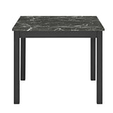 5 Piece Counter Height Dining Set With Table And Upholstered Chairs - Furniture Home Direct