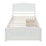 Platform Bed & Headboard, Footboard And Wood Slat Support - Furniture Home Direct