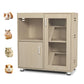 4 Tier Hamster Cage With Acrylic Windows And Storage Cabinet - Furniture Home Direct