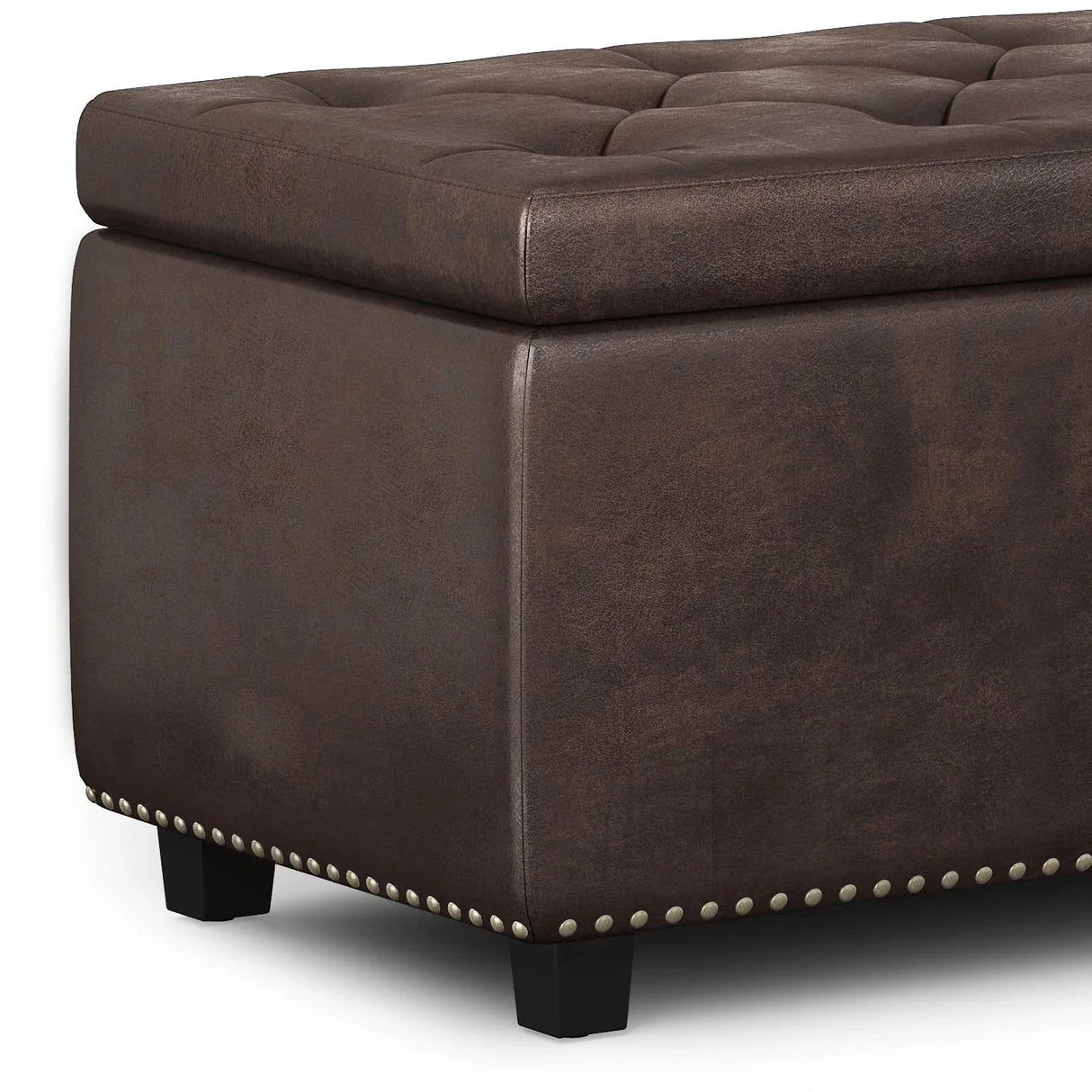 Hamilton - Upholstered Storage Ottoman - Furniture Home Direct