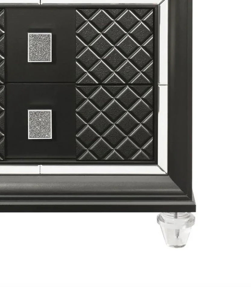 Sawyer - Metallic Nightstand - Gray - Furniture Home Direct