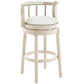 Leather Wooden Bar Stool - Furniture Home Direct