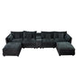 U Shaped Sectional Cloud Couch For Living Room - Furniture Home Direct