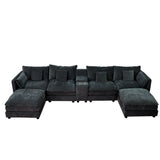 U Shaped Sectional Cloud Couch For Living Room - Furniture Home Direct