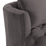 Zunyas - Velvet Accent Chair With Swivel - Furniture Home Direct