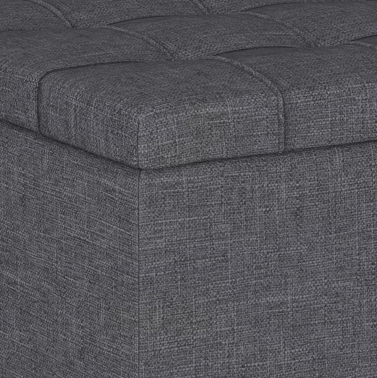 Harrison - Upholstered Coffee Table Storage Ottoman - Furniture Home Direct