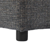 Sectional Sofa, Modular With USB Ports And Ottoman, Grey - Furniture Home Direct