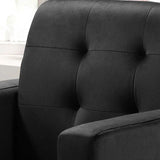 Hale - Velvet Accent Armchair With Tufting - Furniture Home Direct
