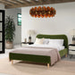 Roman - Curved Headboard Upholstered Platform Bed - Furniture Home Direct
