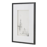 Architecture Wall Art Prints, Home Decor Art For Living Room Dining Room Entryway (Set of 4) - White / Black - Furniture Home Direct