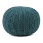 Shelby - Handcrafted Hand Knit Round Pouf - Furniture Home Direct