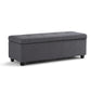 Castleford - Contemporary Storage Ottoman - Furniture Home Direct
