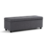 Castleford - Contemporary Storage Ottoman - Furniture Home Direct