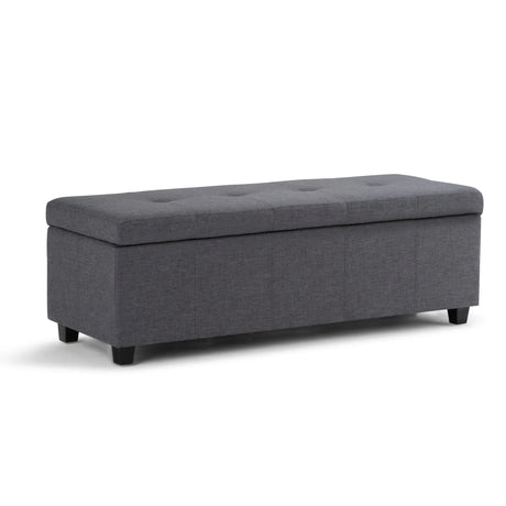 Castleford - Contemporary Storage Ottoman - Furniture Home Direct