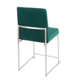 Fuji - Contemporary Modern Elegance High Back Dining Chair (Set of 2) - Furniture Home Direct