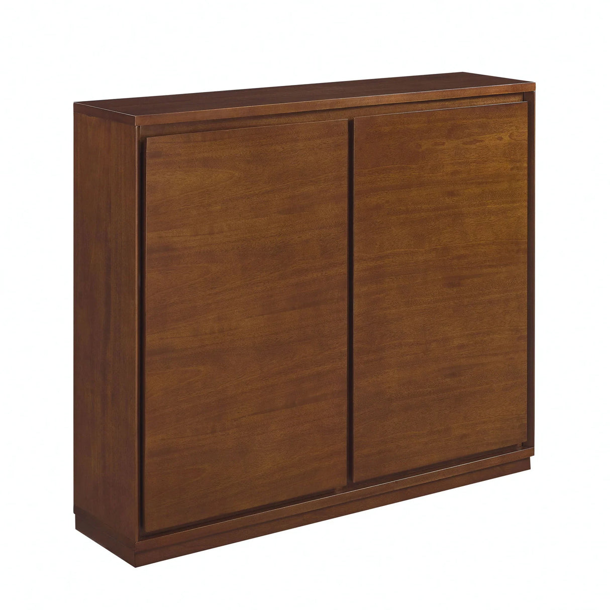 Sideboard, Buffet Cabinet With 2 Outlet Holes, Storage Cabinet For Entryway, Hallway, Living Room, Kitchen, Dining Room, Bedroom - Walnut - Furniture Home Direct
