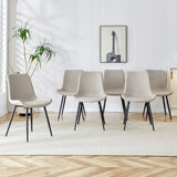 Modern Medieval Style Restaurant Cushioned Chairs With Suede Backrests - Furniture Home Direct