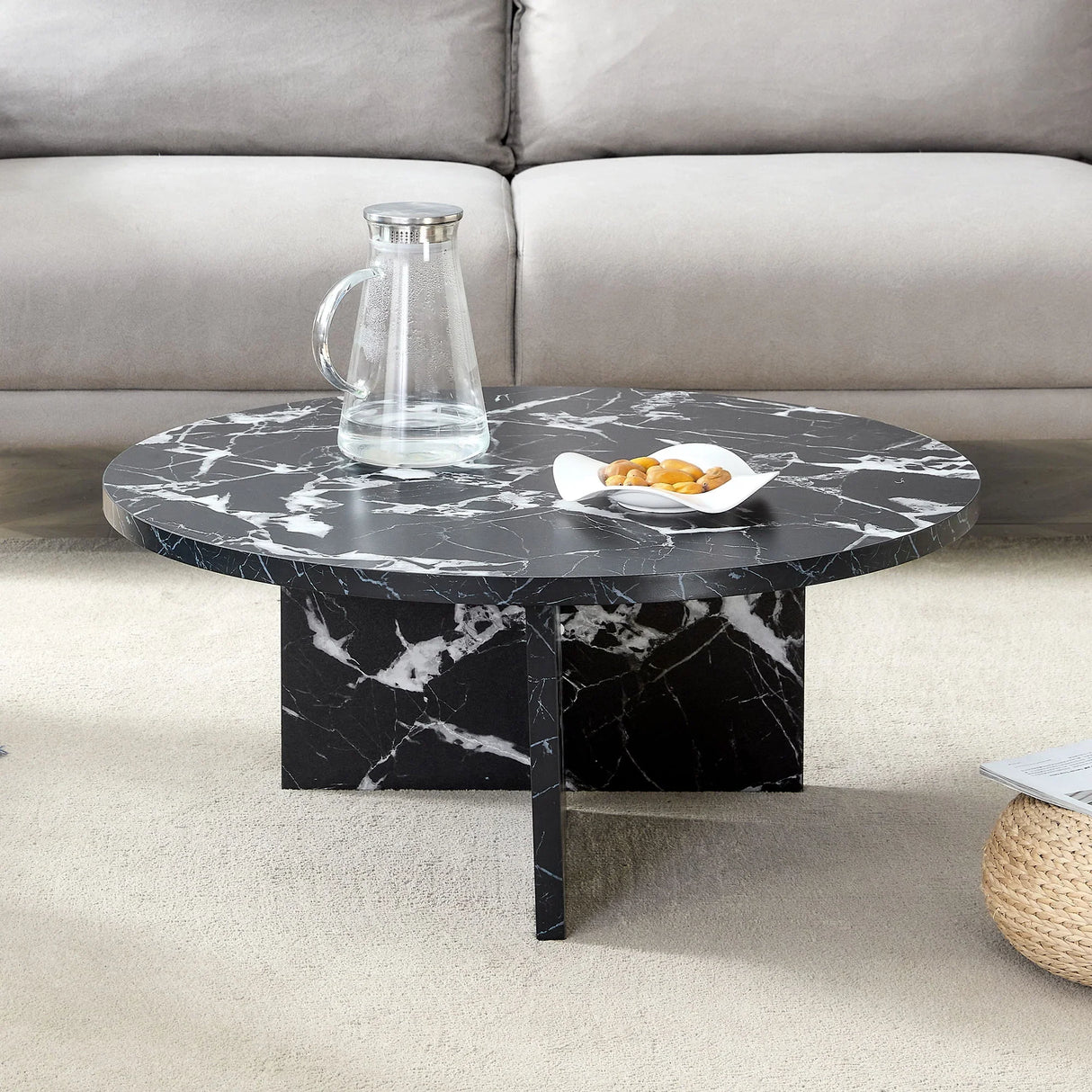 Versatile Round Coffee Table For Various Interior Styles - Furniture Home Direct