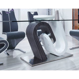 Anne - Dining Table - White / Gray - Furniture Home Direct