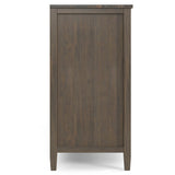 Ela - Wine Cabinet - Smoky Brown - Furniture Home Direct