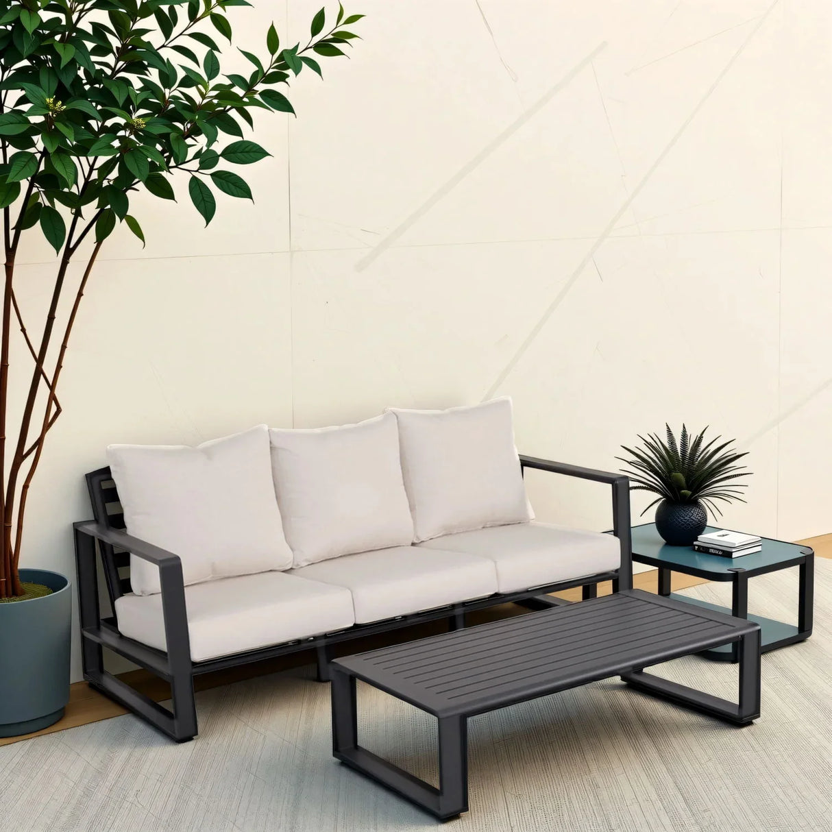 Sofa With Rectangular Coffee Table - Furniture Home Direct