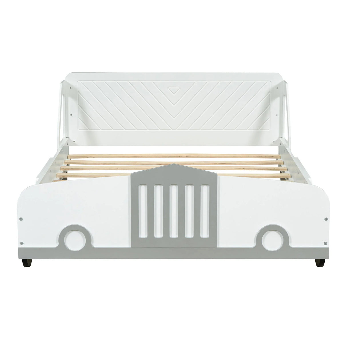 Car Shaped Platform Bed With Wheels - Furniture Home Direct