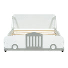 Car Shaped Platform Bed With Wheels - Furniture Home Direct