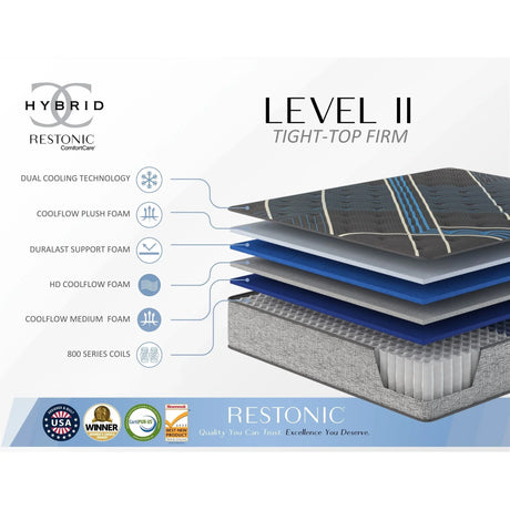 Tempagel - 13" Lux Firm Mattress With Cooling And Support - Furniture Home Direct