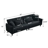 Teddy Velvet Sofa, Soft & Comfortable - Furniture Home Direct