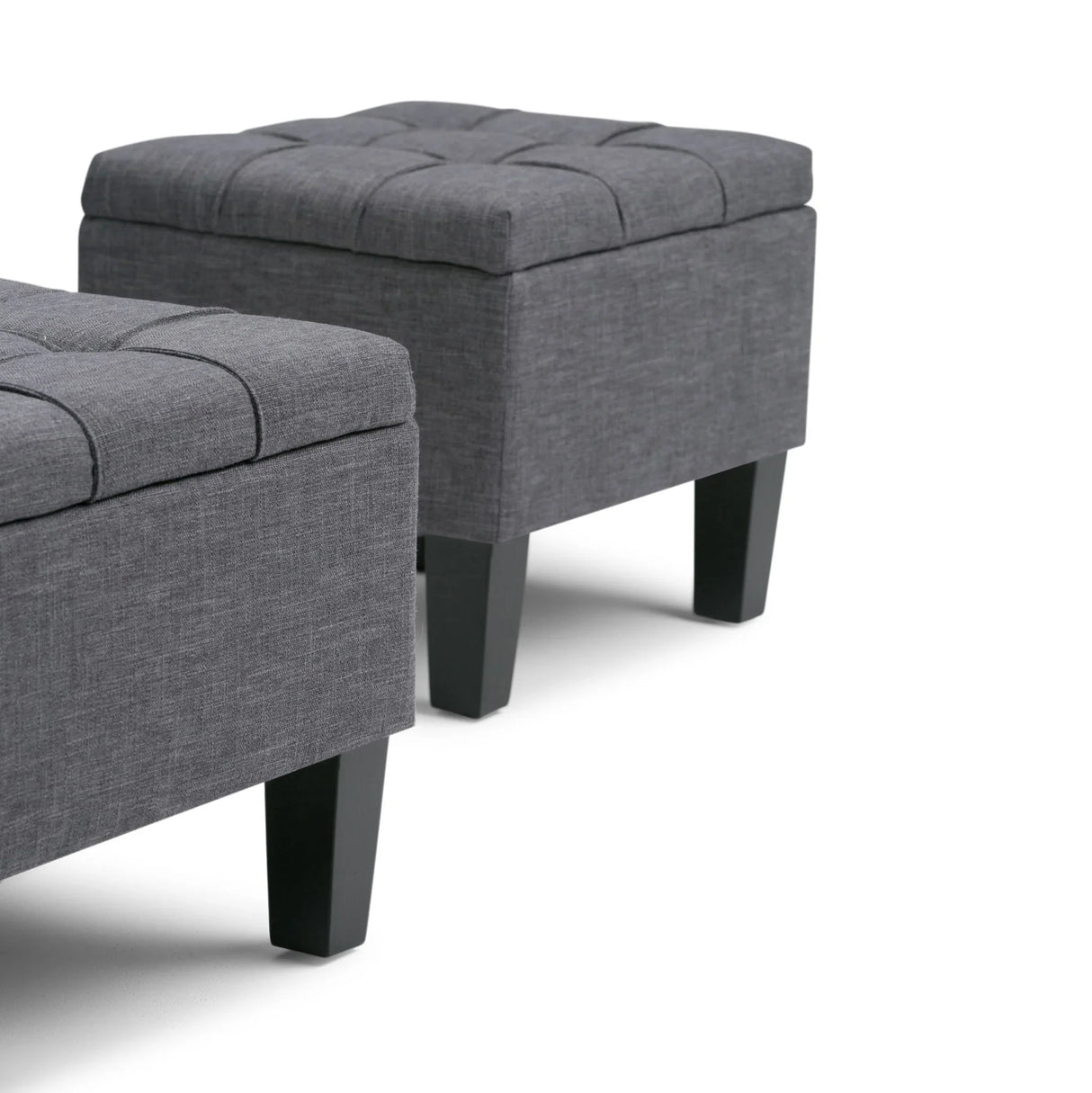 Dover - 3 Piece Storage Ottoman Contemporary Design - Furniture Home Direct