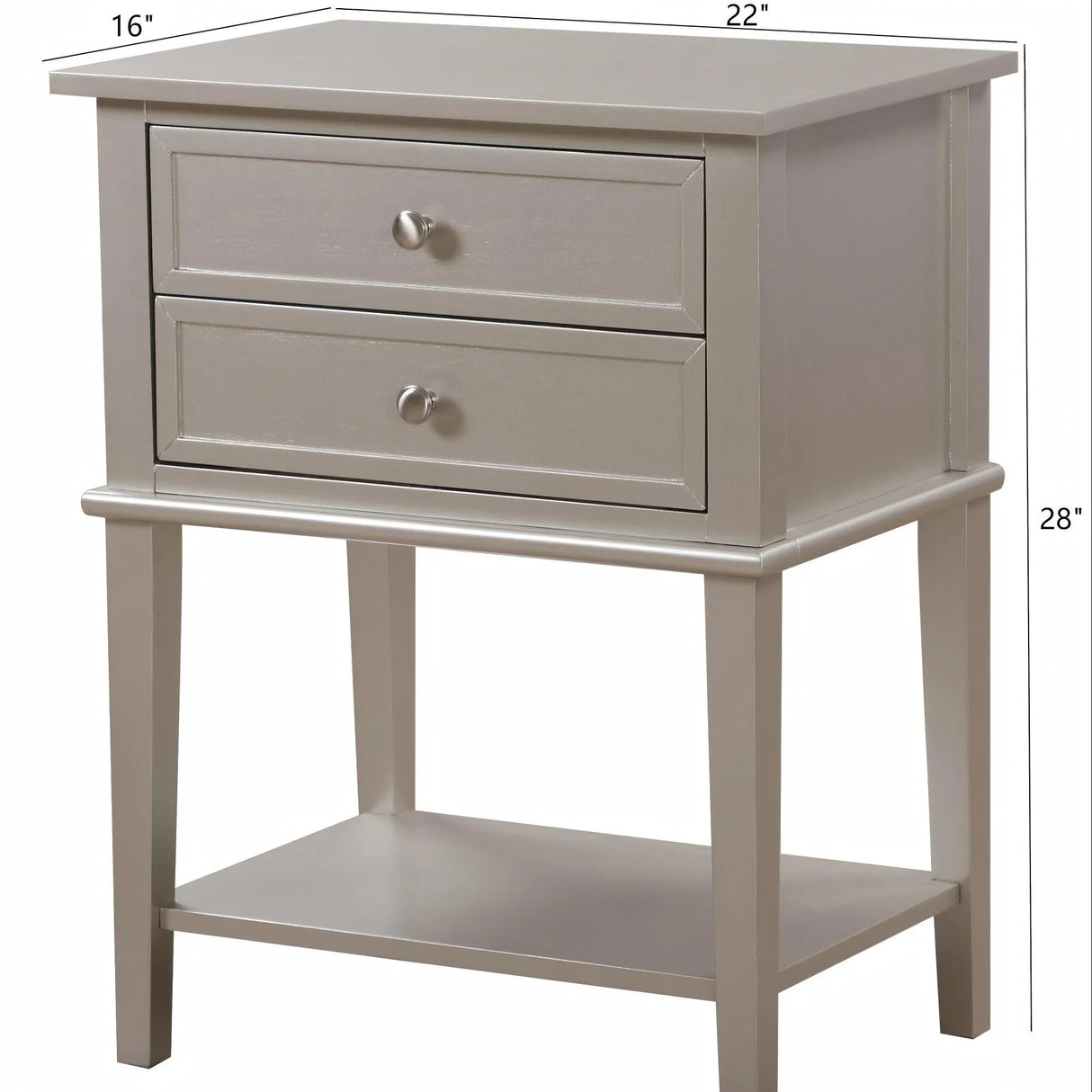 Vibrant Contemporary Nightstand - Furniture Home Direct