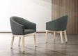 Neroli - Fabric Barrel Accent Chair (Set of 2) - Gray - Furniture Home Direct