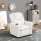 Marisa - PU Leather Kids Recliner Chair With Cupholder - Furniture Home Direct