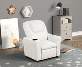 Marisa - PU Leather Kids Recliner Chair With Cupholder - Furniture Home Direct