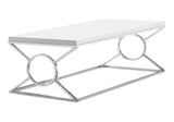 Table, Rectangular, Glossy Contemporary & Modern - White - Furniture Home Direct