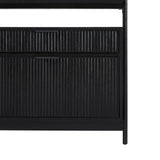 Transitional Wide Reeded Bookshelf With Drawers On Bottom - Furniture Home Direct