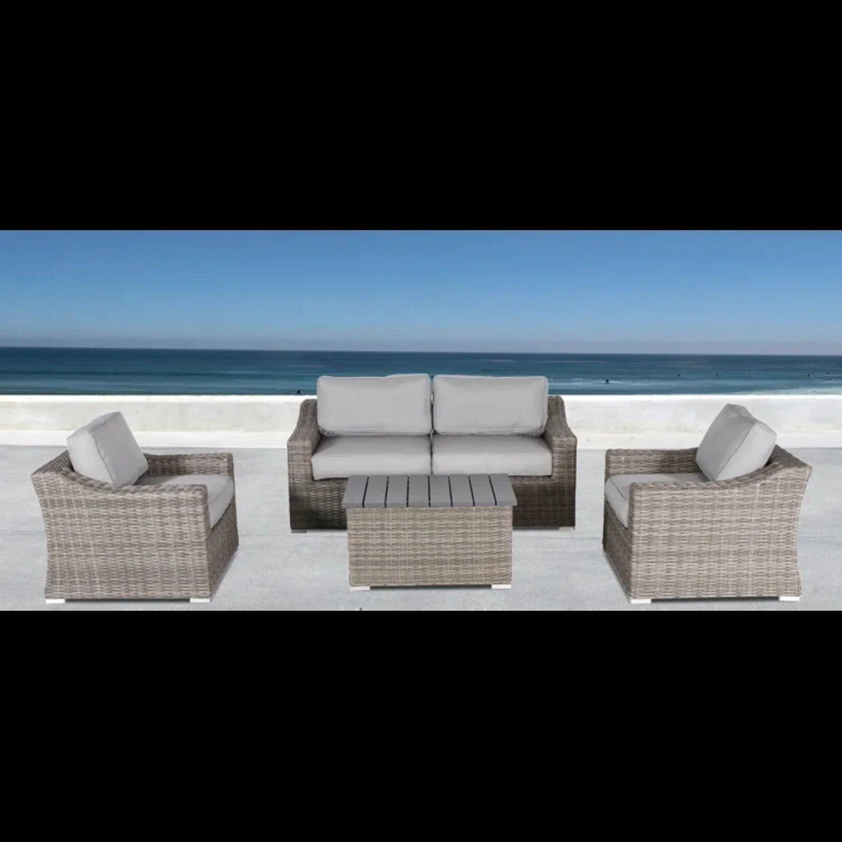 Stylish Sofa Seating Group With Cushions Perfect For Outdoor Gatherings - Furniture Home Direct