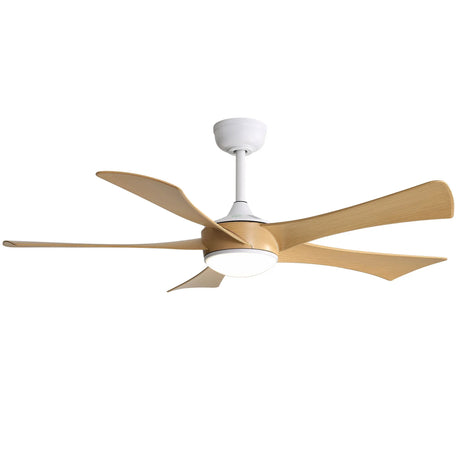 Modern Ceiling Fan With 22W LED Light And Remote Control 5 ABS Blades For Living Room - Furniture Home Direct