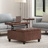 Harrison - Large Coffee Table Storage Ottoman - Furniture Home Direct